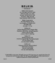 Belkin F8E724 User Manual
