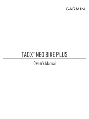 Garmin Tacx NEO Bike Plus Owners Manual