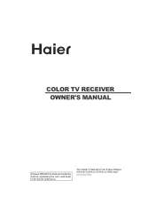 Haier 21TA1 User Manual