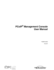 HP t310 PCoIP Management Console User Manual