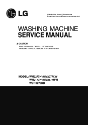 LG WD-11270BD Service Manual