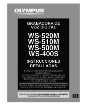 Olympus WS-500M WS-500M Instrucciones Detalladas (Español)