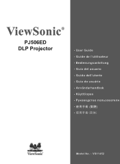 ViewSonic PJ506ED User Manual