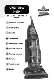 Bissell CleanView Helix Vacuum User's Guide(82H1) - Spanish