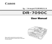 Canon DR 7090C User Manual