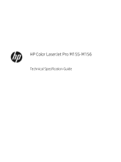 HP Color LaserJet Pro M155-M156 Technical Specifications