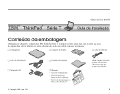 Lenovo ThinkPad T23 46P4549 - Portuguese - Setup Guide for T23