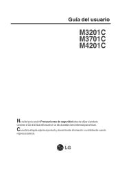 LG M3201C-BA Owner's Manual (Español)
