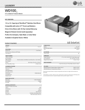 LG WD100CV Owners Manual - English