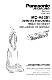 Panasonic MCV5261 MCV5261 User Guide