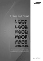 Samsung S20C300BL User Manual Ver.1.0 (English)