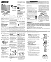 Sanyo DP32642 Manual del usuario