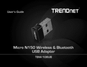 TRENDnet TBW-108UB Users Guide