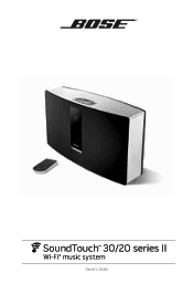 Bose SoundTouch30 Series II Wi-Fi Owners Guide