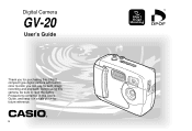 Casio GV-20 Owners Manual