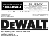 Dewalt DC616K Instruction Manual