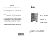 Haier HBF165W User Manual