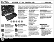 EVGA GeForce GTX 680 Classified PDF Spec Sheet