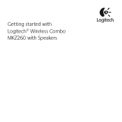 Logitech Music Combo MKZ260 Getting Started Guide