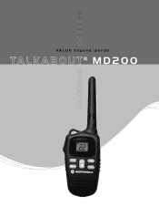 Motorola MD200R Features Guide