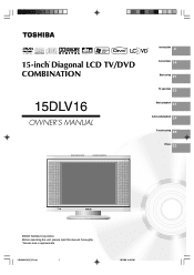 Toshiba 15DLV16 Owners Manual