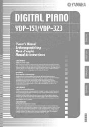 Yamaha YDP-151 Owner's Manual