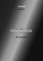 Insignia NS-19E310A13 User Manual (English)