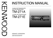 Kenwood TM-271A User Manual