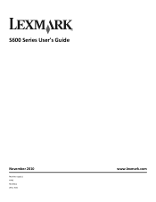 Lexmark Interact S600 User's Guide