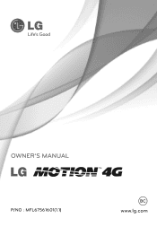 LG MS770 Owners Manual