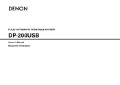 Denon DP200USB Owners Manual - English