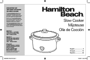 Hamilton Beach 33190 Use and Care Manual