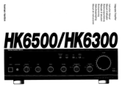 Harman Kardon HK6300I Owners Manual