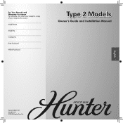 Hunter 20431 Owner's Manual