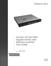 Linksys MGBLH1 SRW2024P 24-Port 10/100/1000 Gigabit Switch with Webview and PoE User Guide