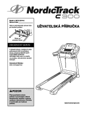 NordicTrack C 300 Treadmill Czechoslovakian Manual