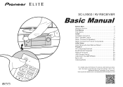 Pioneer SC-LX502 Basic Manual English French/Spanish