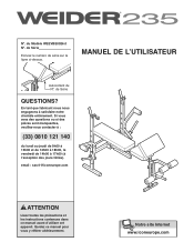 Weider 325 Bench French Manual