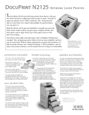 Xerox N2125B Product Brochures