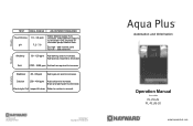 Hayward Aqua Plus Controls plus Chlorination Model: PL-PLUS Operation