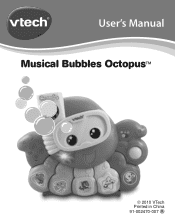 Vtech Musical Bubbles Octopus User Manual