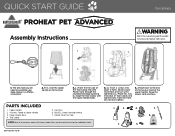 Bissell ProHeat Pet Upright Carpet Cleaner 1799 Quick Start Guide
