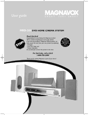 Magnavox MRD20037B User manual,  English (US)