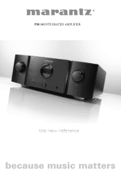 Marantz PM-10 The new reference class Integrated amplifie