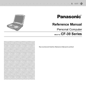 Panasonic CF-30QAP04AM Reference Manual