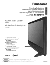 Panasonic TH42PE7U TH42PE7U User Guide