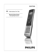 Philips SRM7500 User manual