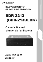 Pioneer BDR-2213 Owners Manual