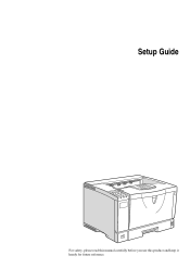 Ricoh AP2610 Setup Guide