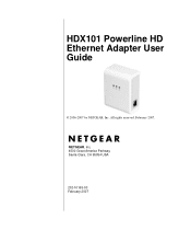 Netgear HDX101 HDX101 User Manual
